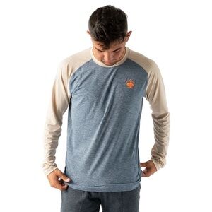 Rabbit Running Men’s EZ Tee Long Sleeve Blue | Size L
